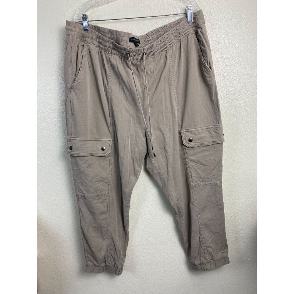 Banana Republic Cargo pants Womens size XXL Brown Utility Relaxed taupe Brown